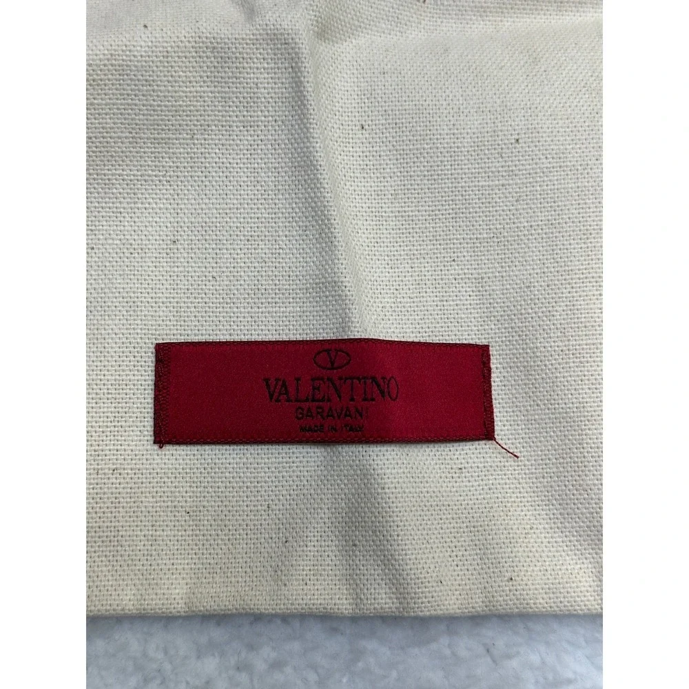 Valentino Garavani Dust Bag Pouch Canvas Drawstring Made in Italy-New no tags‎